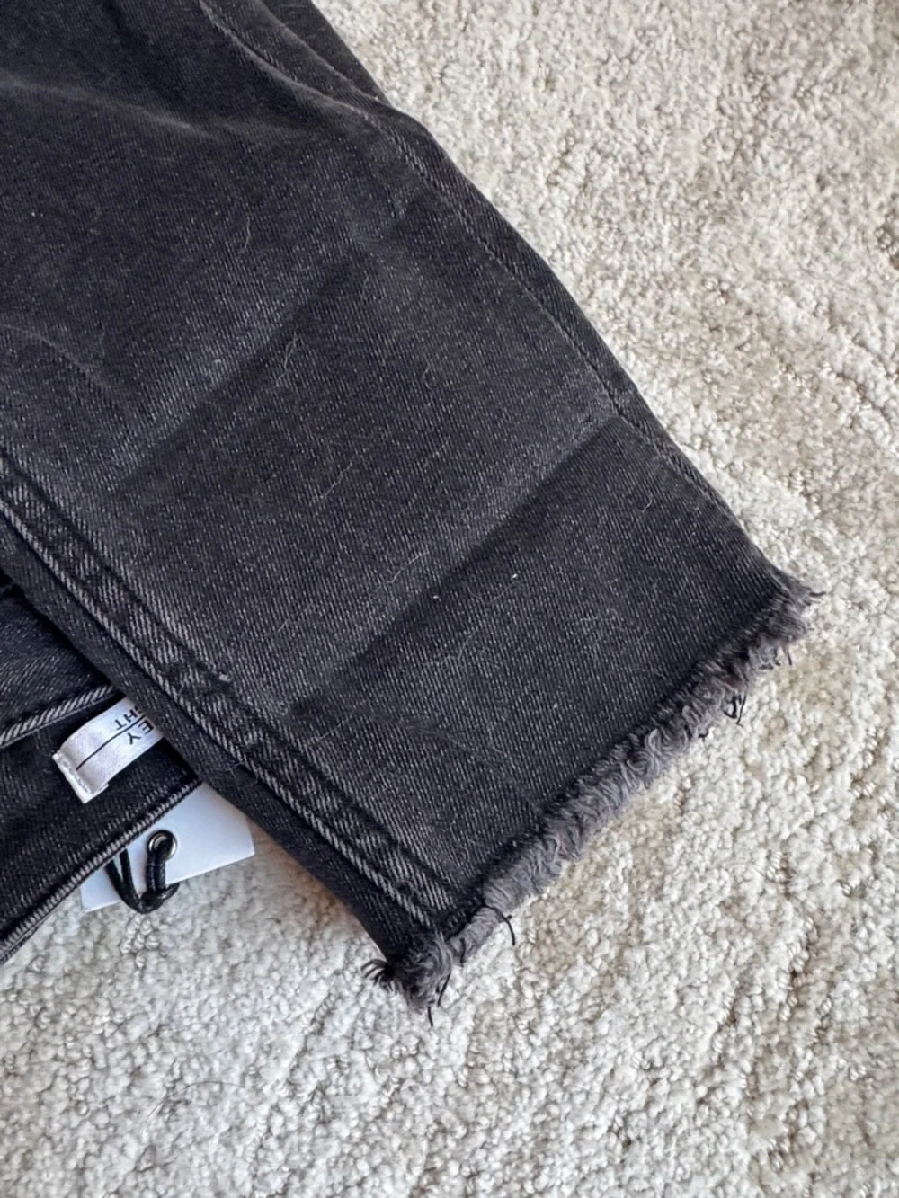 Vigoss Women's Marley Straight Charcoal Black High-Rise Skinny Jeans - Picture 5 of 6